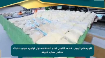 تنويه هام اليوم.. خلاف قانوني أمام المحكمة حول أولوية عرض طلبات محامي سارة خليفة